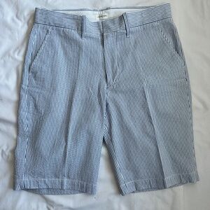 Crewcuts Seersucker Boys Spring shorts SZ 16